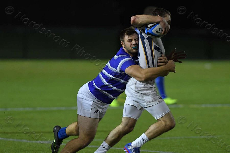 Wheaton Men\'s Rugby vs Mass Maritime.  Photo by Keith Nordstrom